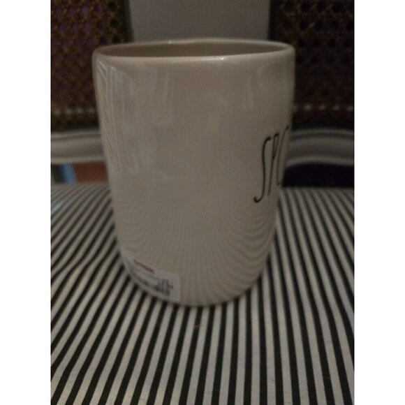 NWT Rae Dunn Halloween Spooky Skeleton Face Mug Double Sided - Picture 10 of 11